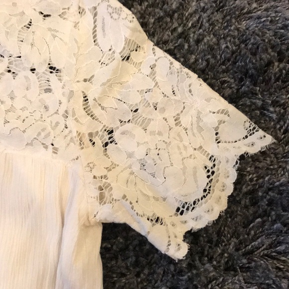 H&M ivory lace/crepe dress - Picture 4 of 6